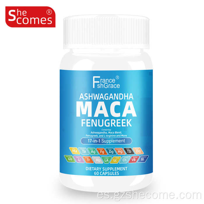 Shecome Maca Cápsulas Pastillas para agrandar el pene